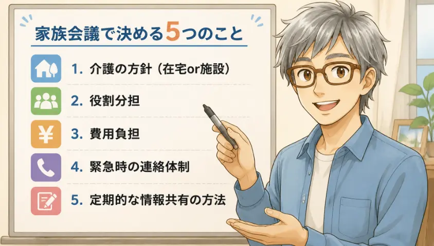 7.1　家族会議で決めるべき5つのこと