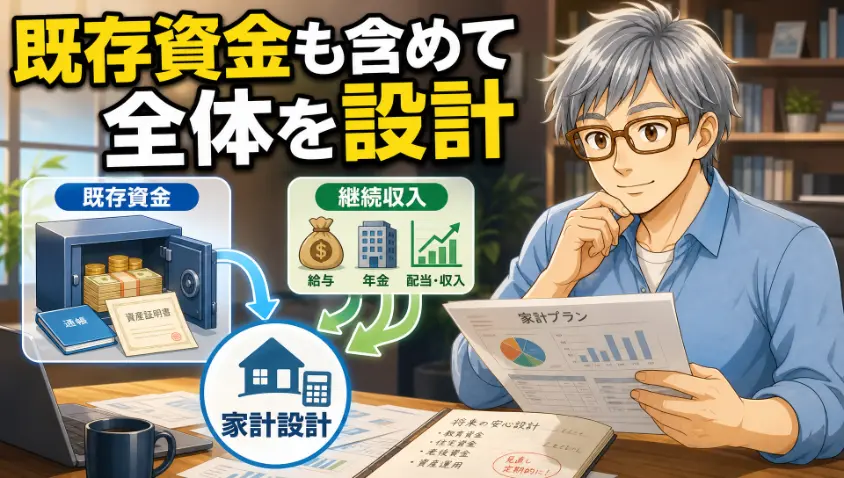 4. やっていること③ 過去の経緯で手元にある資金を含めた家計設計