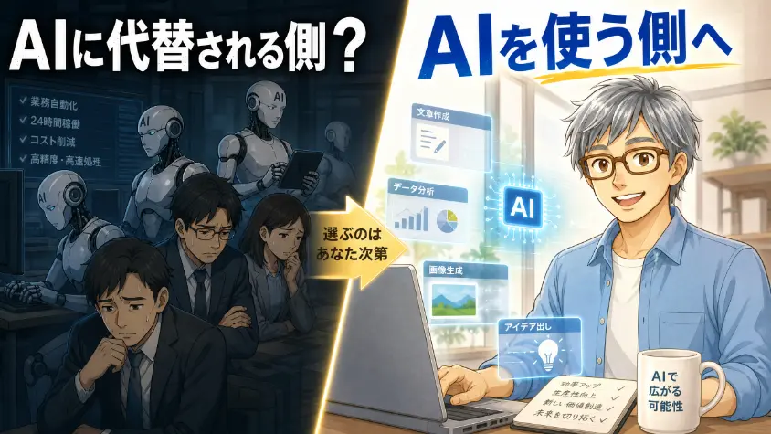 10.　AIに代替される側、AIを使う側