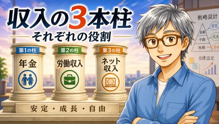 1.3 収入の3本立て、それぞれの位置づけ