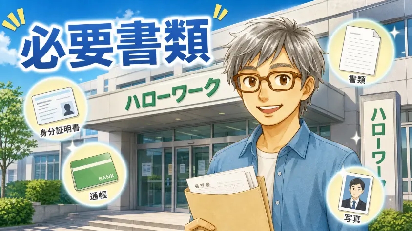 2.　申請に必要な書類とハローワーク初回訪問