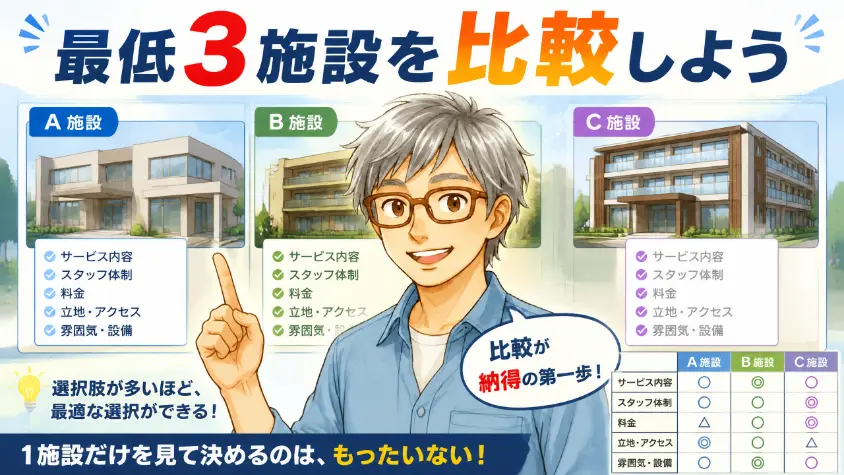 8.4　最低3施設の見学が「比較の出発点」になる
