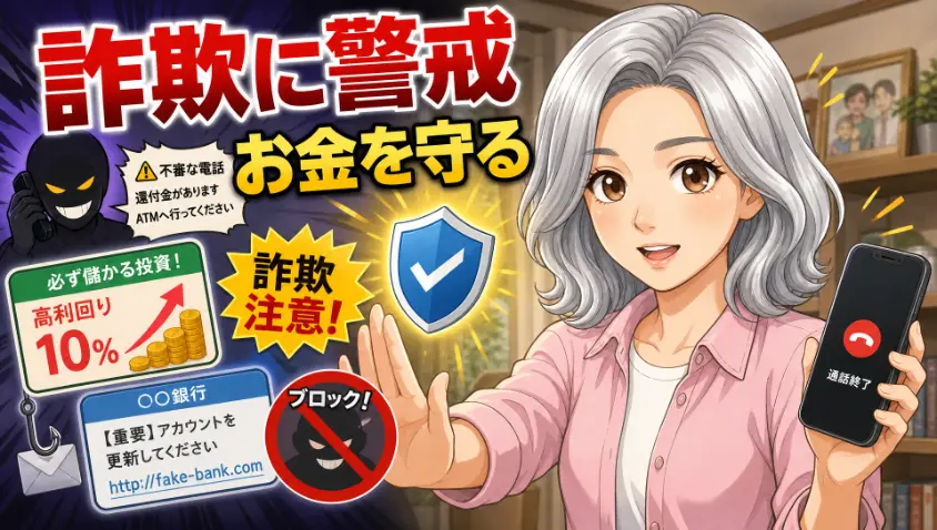 10.5 ⑤ 詐欺・投資勧誘への警戒を上げる