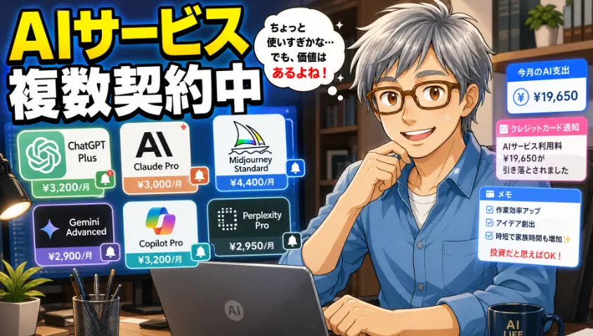 5.2 複数のAIサービスに課金しています