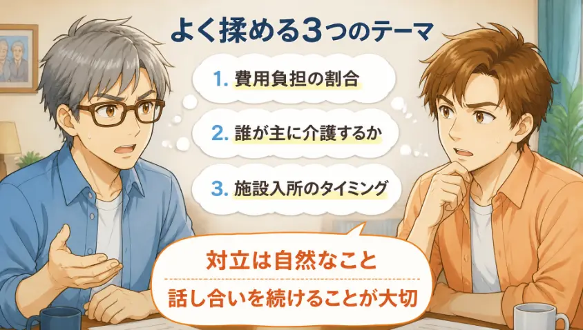 7.2　家族会議でよく揉める3つのテーマ