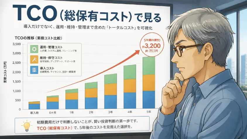 2.2　TCO（総保有コスト）で考えると見えてくるもの