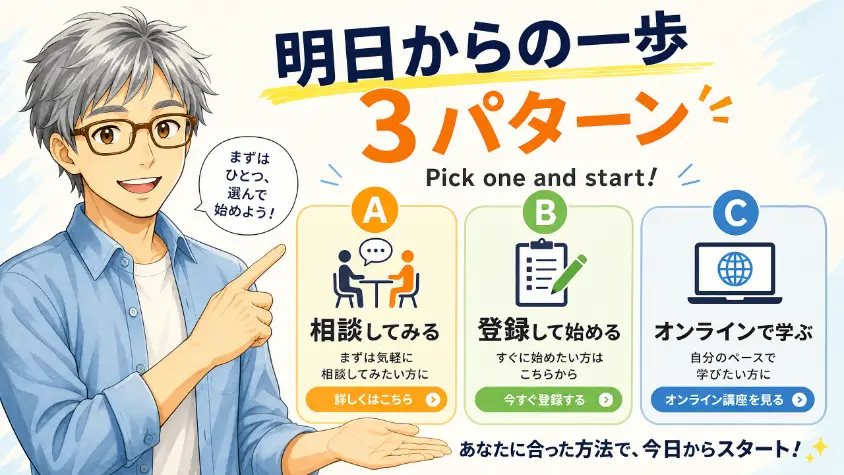 14.2　明日からの「最初の一歩」3パターン