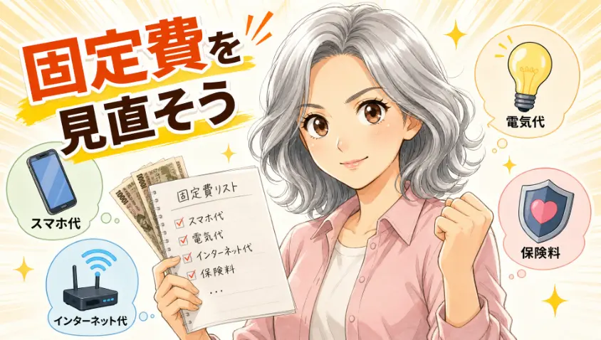 5. 固定費の見直し　誰でもできる最大の節約