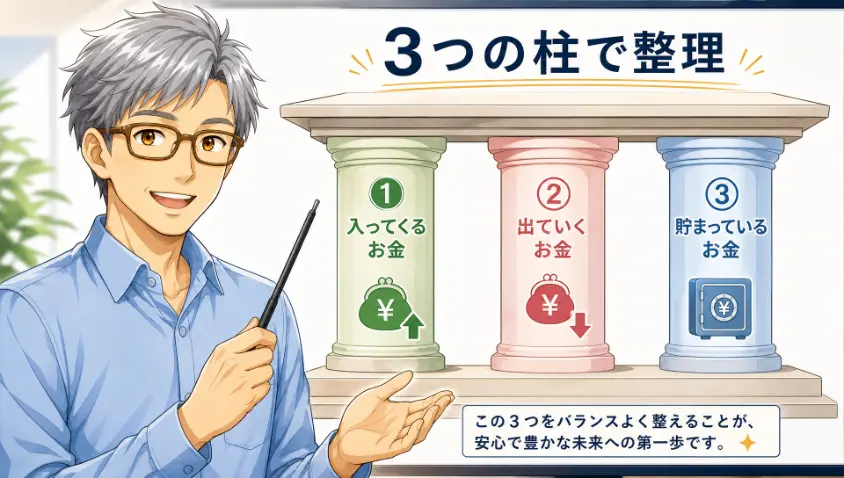 4. 60代のお金は「3つの柱」で考える