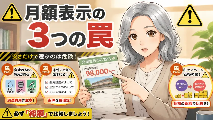 3.2　パンフレット「月額表示」の3つの罠