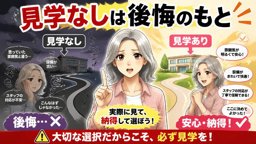 8.1　見学なしの決定が「後悔」を生む理由