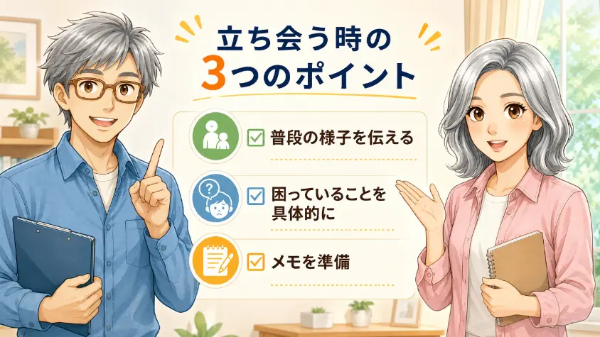 5.3 立ち会う場合のポイント