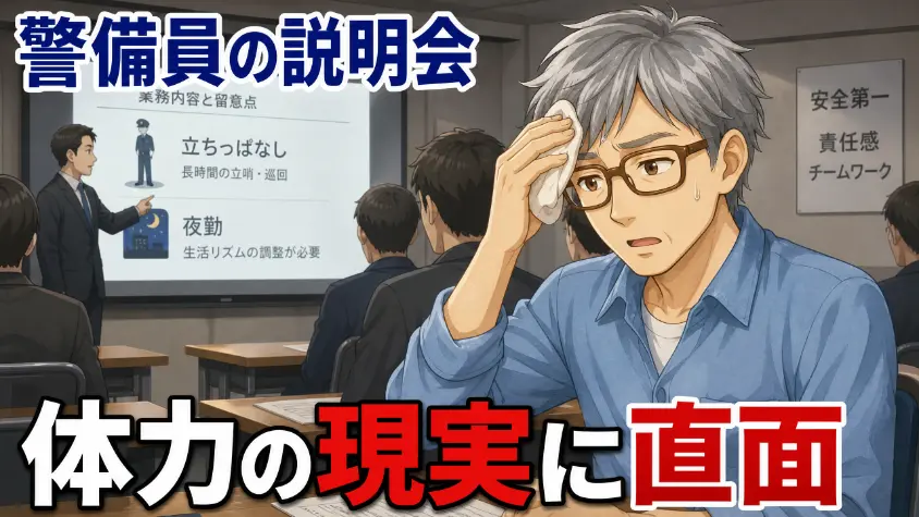 3.2　警備員の説明会と、自分の体力の現実