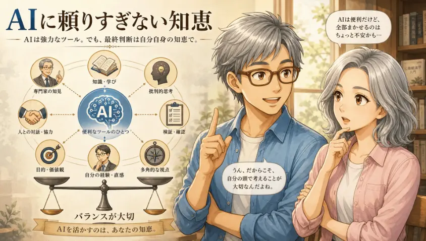 5. AIに頼りすぎないための60代の知恵