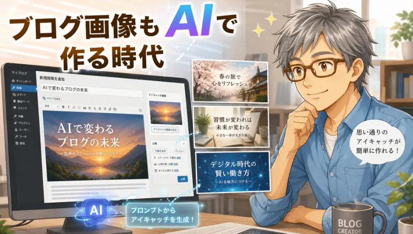 2.1 ブログのアイキャッチもAIで作る時代