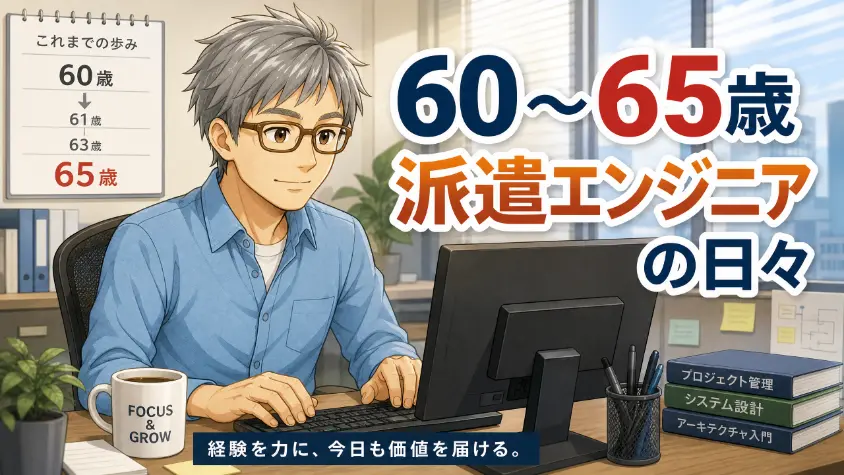 5.　60〜65歳、派遣エンジニアとして働いた数年間
