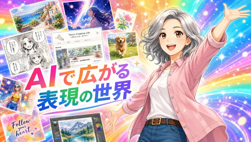2. AIで「楽しみ」と「表現」が広がる