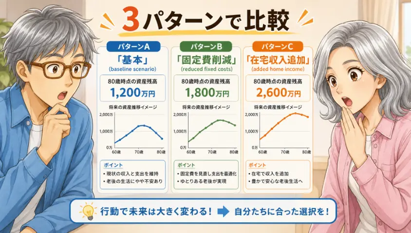 10.2 ざっくり試算の3パターン