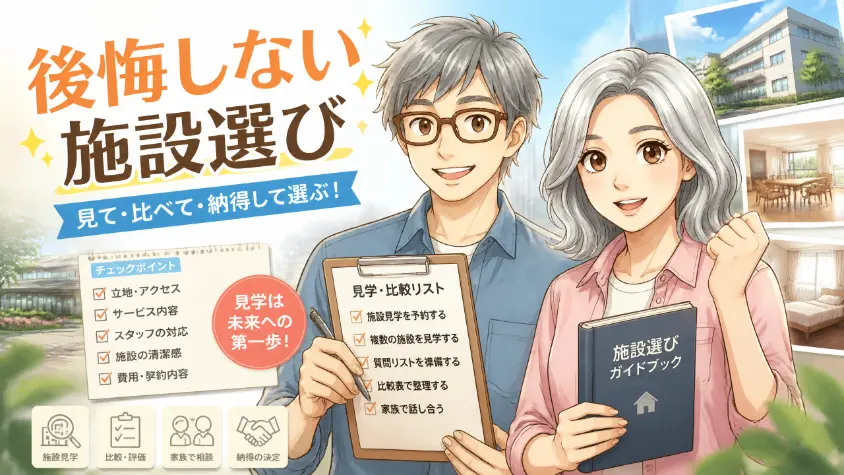 8. 後悔しない施設選び　見学時の判断軸7つ