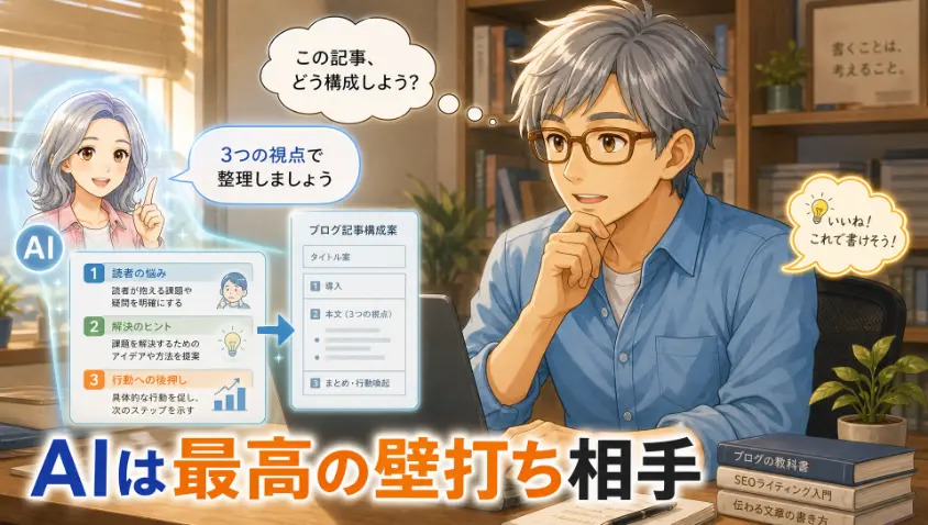1.3 ブログ運営でも「壁打ち相手」として使う