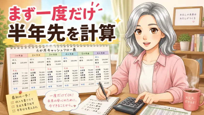 10.1 ① 半年先までの収支を、一度だけ計算する