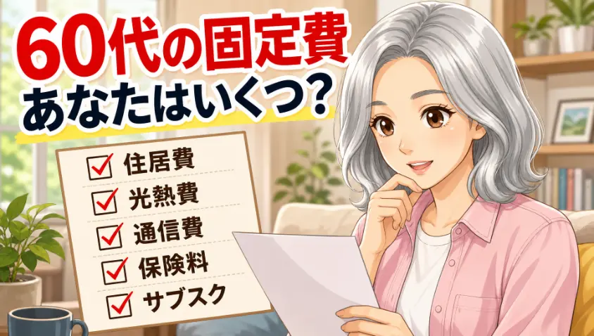 3.2 60代の固定費の代表例