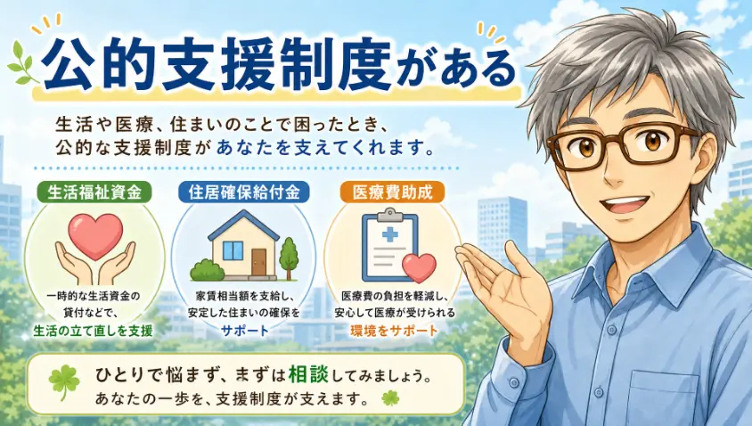 6.4 公的支援制度　いざという時の備え