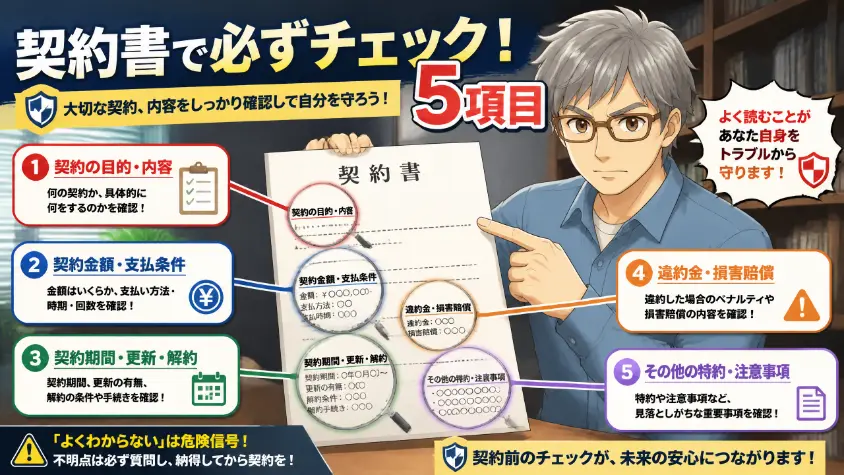 4.4　契約書で必ず確認すべき5項目