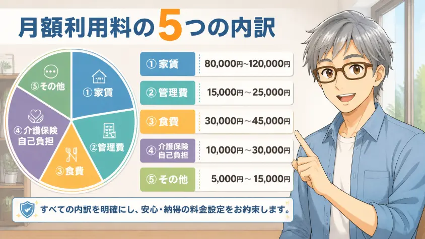 3.1　月額利用料の5つの内訳と相場レンジ