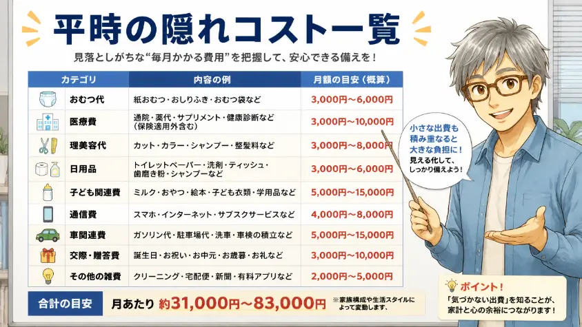 5.1　平時に発生する隠れコスト一覧