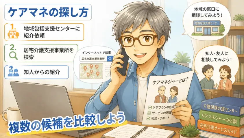 5.2　ケアマネジャーの探し方