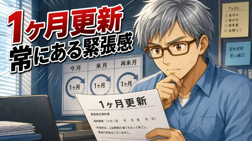 5.1　1ヶ月更新という働き方の緊張感