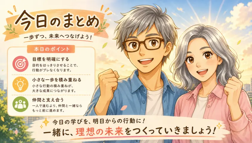 13. 今日のまとめ