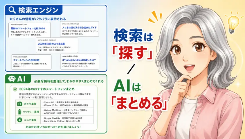 1.1 「検索」と「AI」の決定的な違い