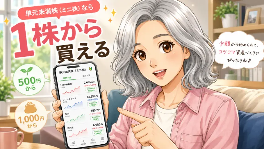 7.1 ミニ株(単元未満株)　1株から買える仕組み