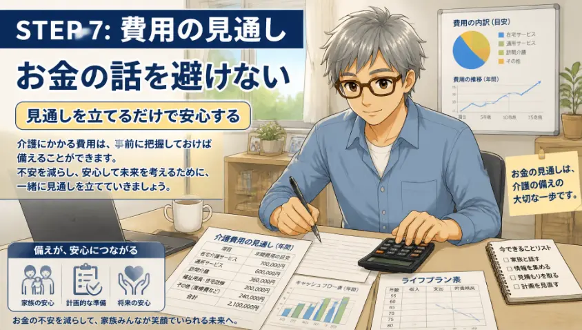 8. STEP7　介護費用の見通しを立てる